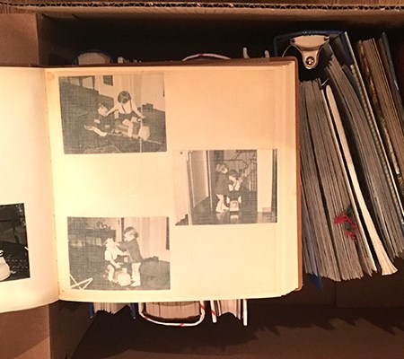 old photo albums and other stuff undoing #purge365